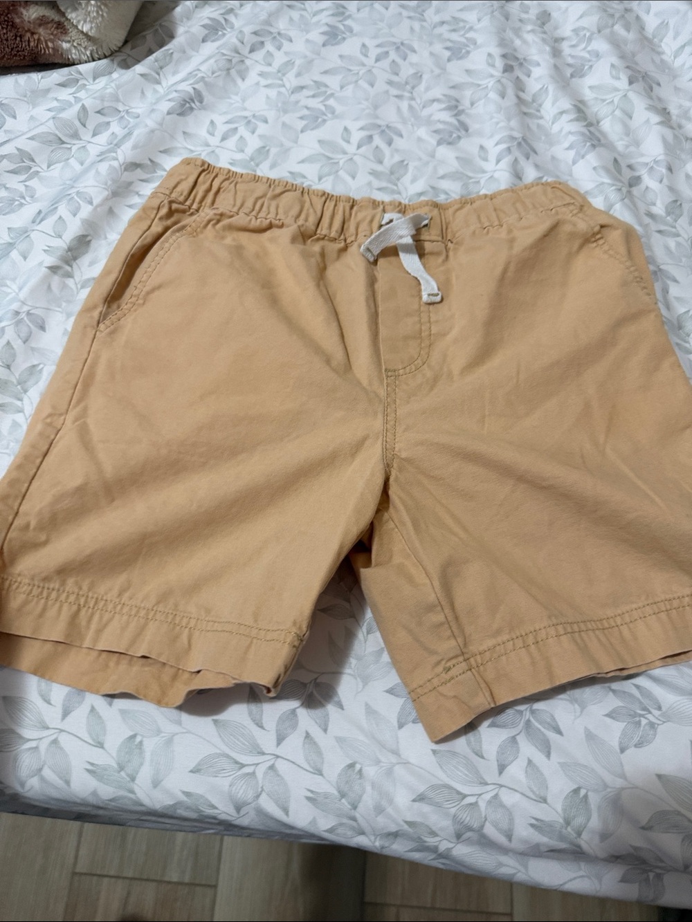 Caribbean Joe Kids Tan Drawstring Casual Shorts